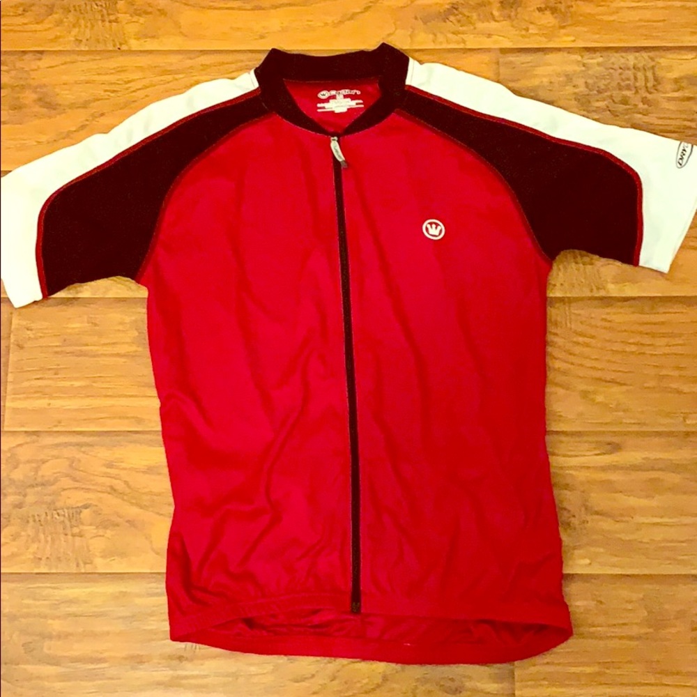 Cycling zip up shirt